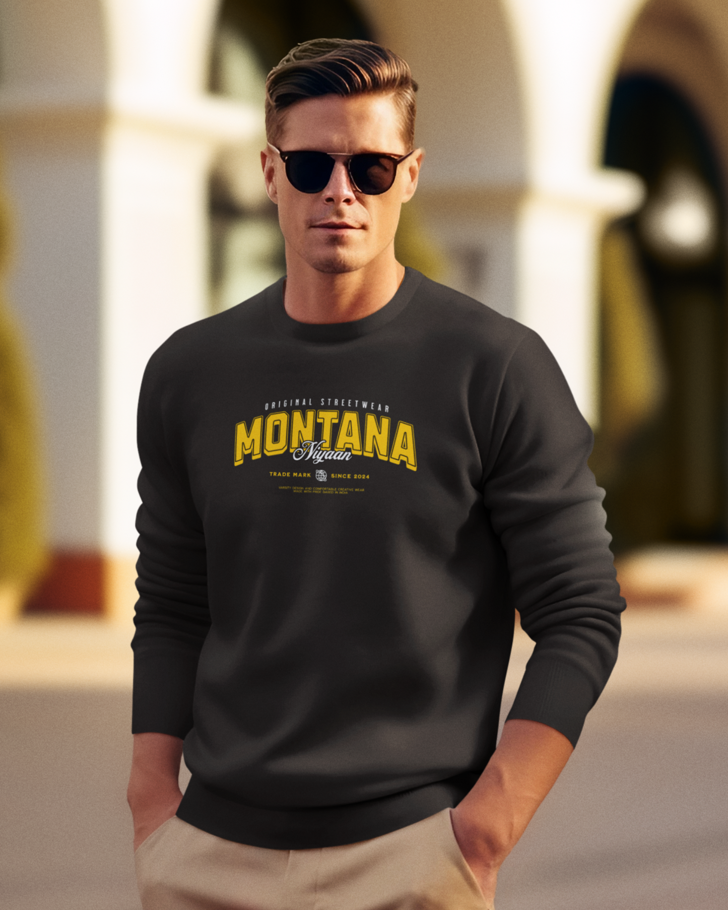 Montana Luxe Streetwear Sweatshirt