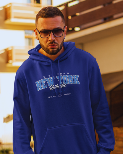 New York City Crew Hoodie - Royal Blue Edition