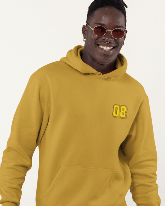 Legendary 08 Mustard Yellow Hoodie – Premium