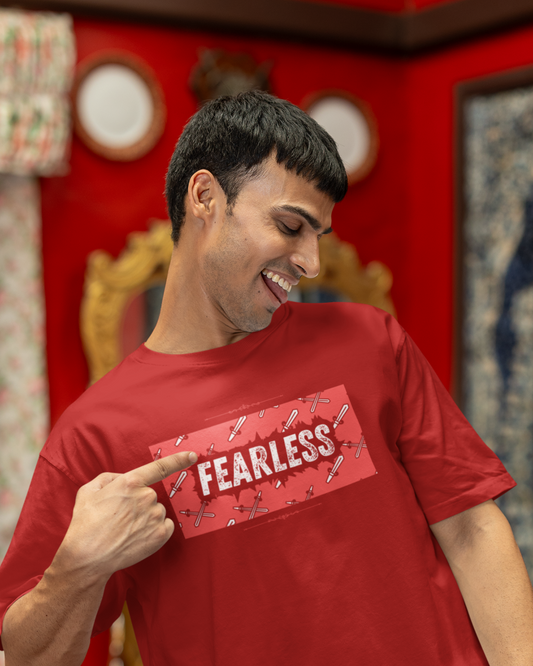 Fearless Red - Oversized Tee