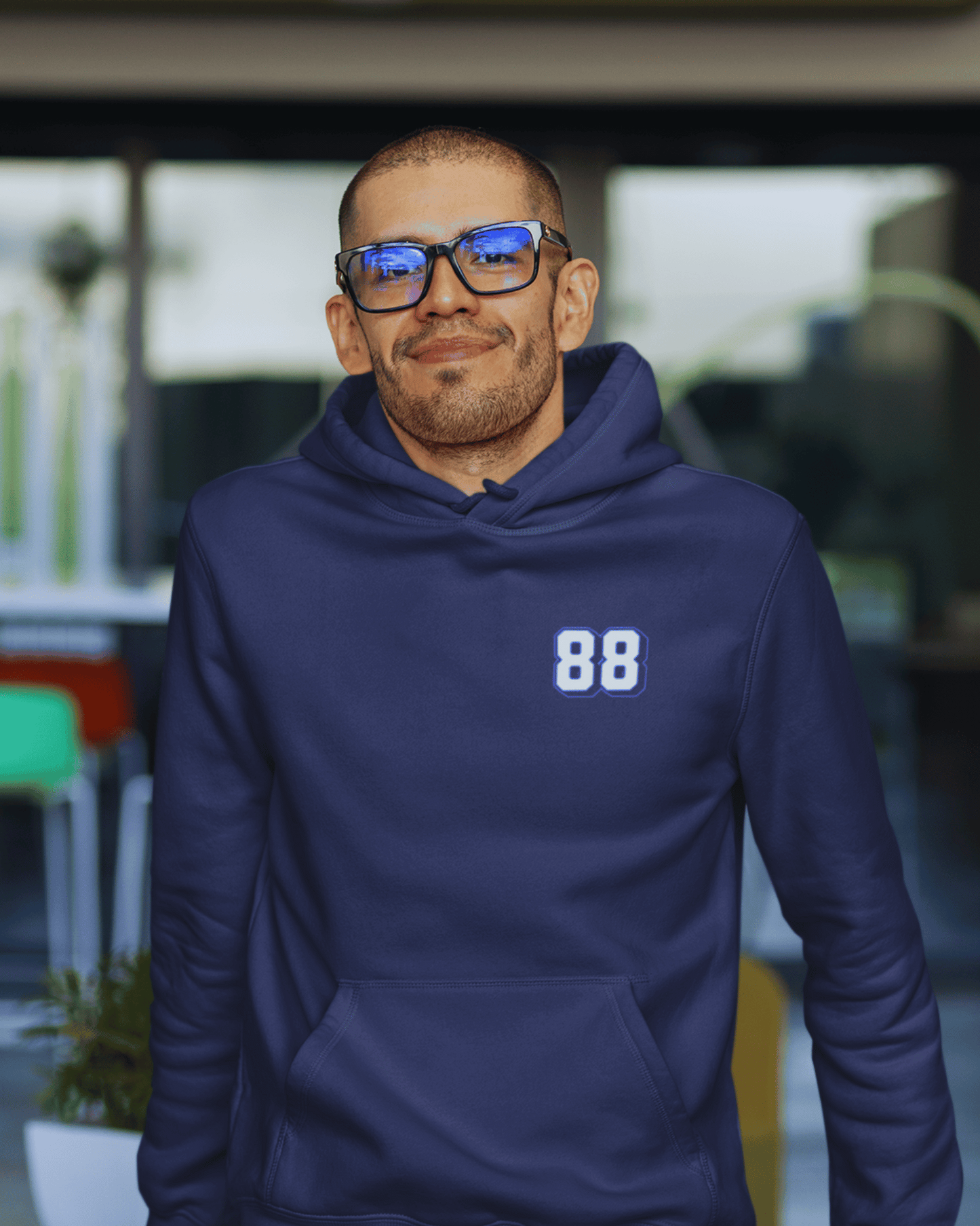 Legendary 88 Navy Hoodie – Premium