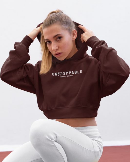 Unstoppable Women's Crop Hoodie