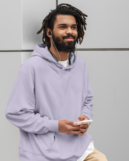 Niyaan Urban Lavender Hoodie – Premium Crew-Neck Style for Men