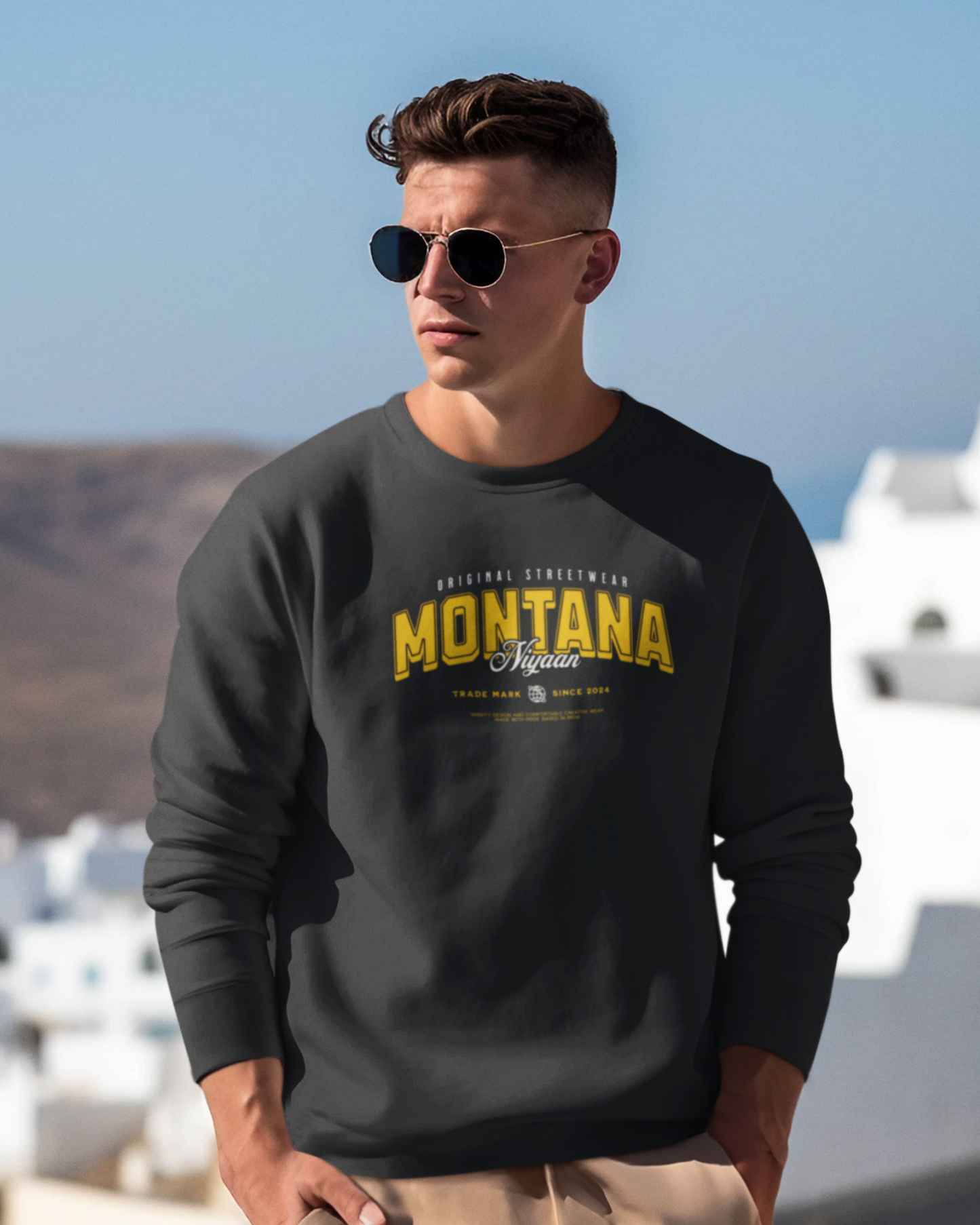 Montana Luxe Streetwear Sweatshirt