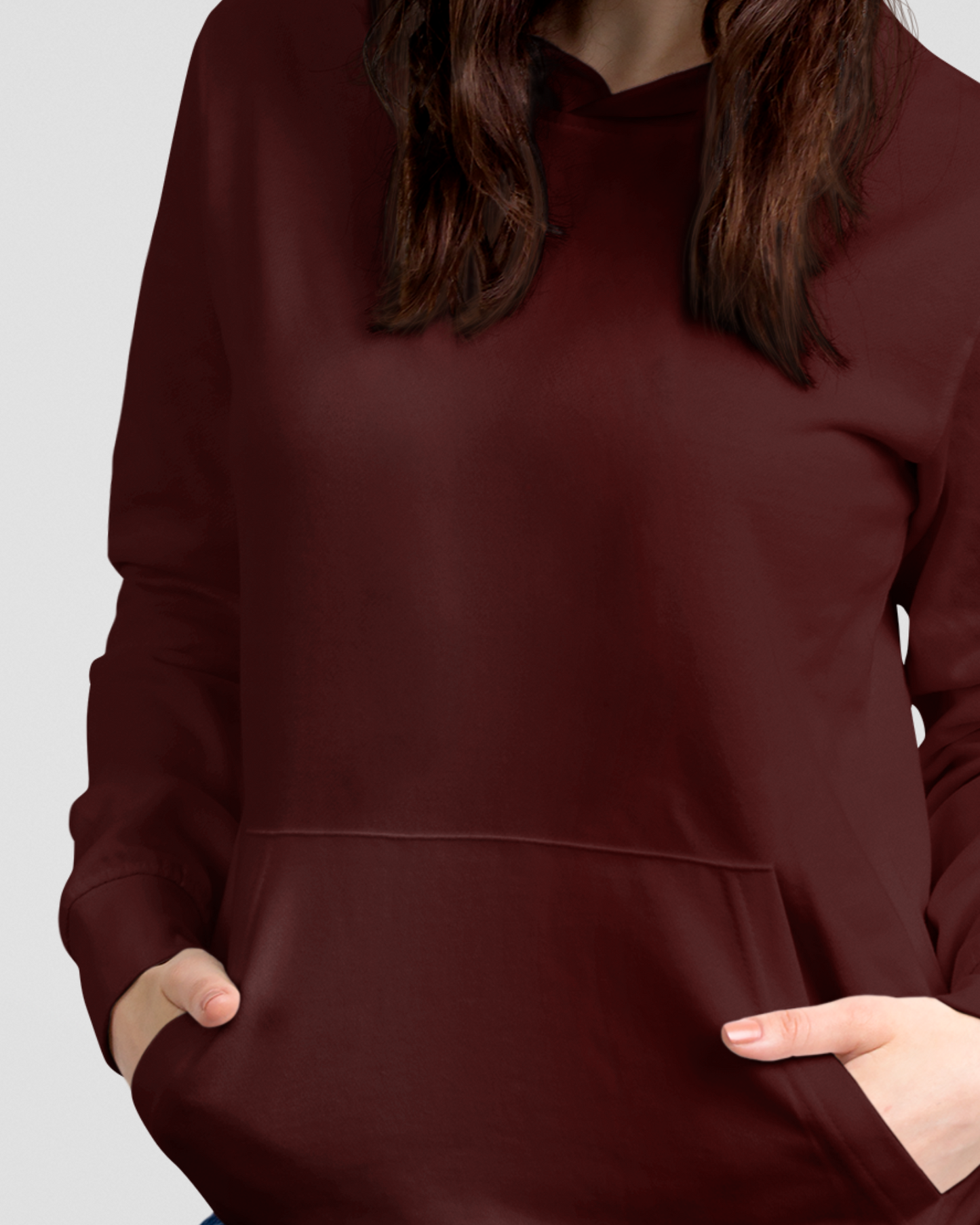 Crimson Comfort - Niyaan’s Premium Maroon Hoodie for Women