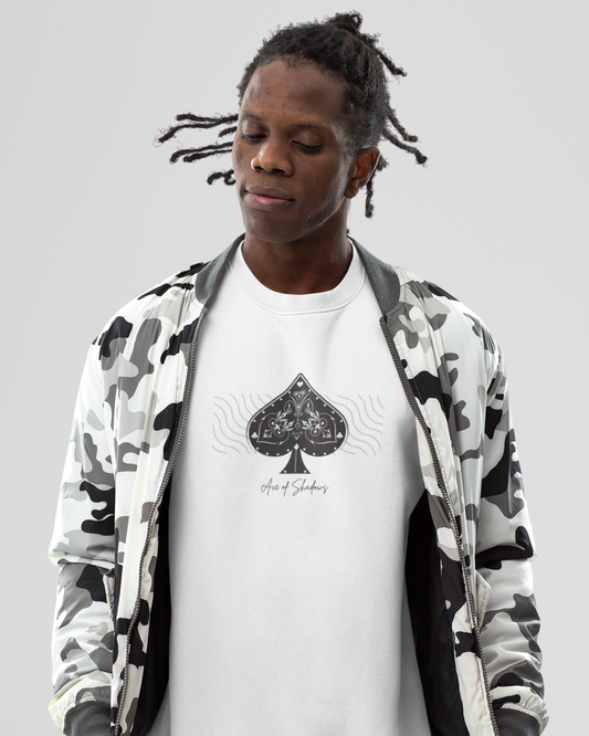 Ace of Shadows - Premium White Sweatshirt