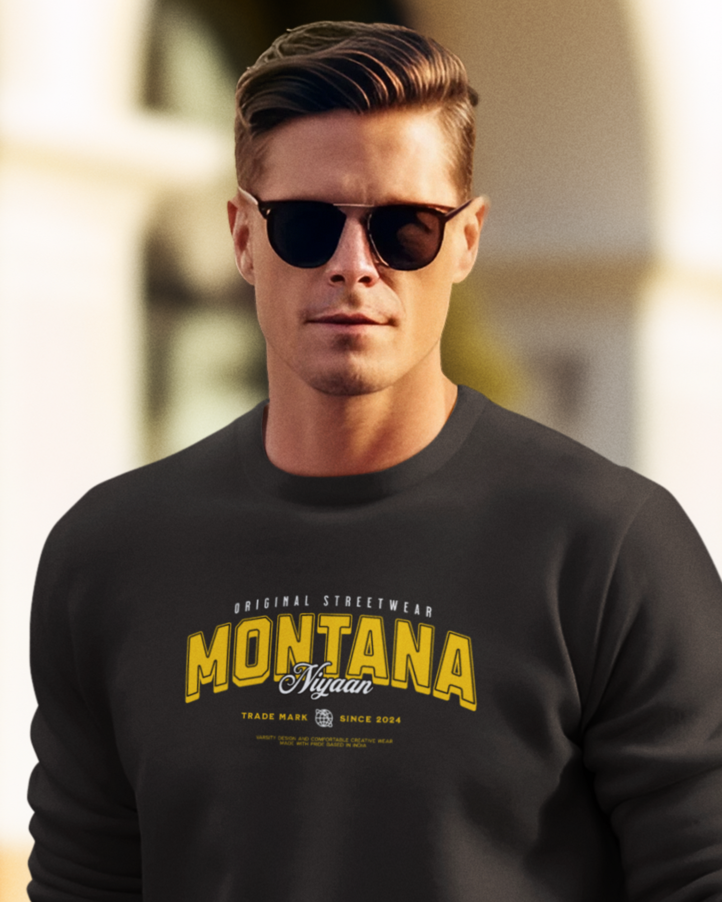 Montana Luxe Streetwear Sweatshirt