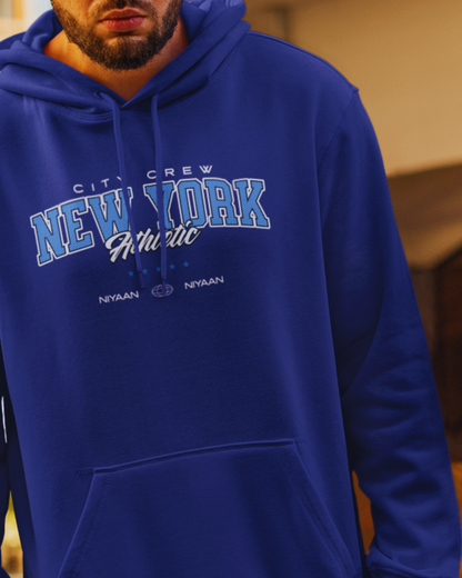 New York City Crew Hoodie - Royal Blue Edition