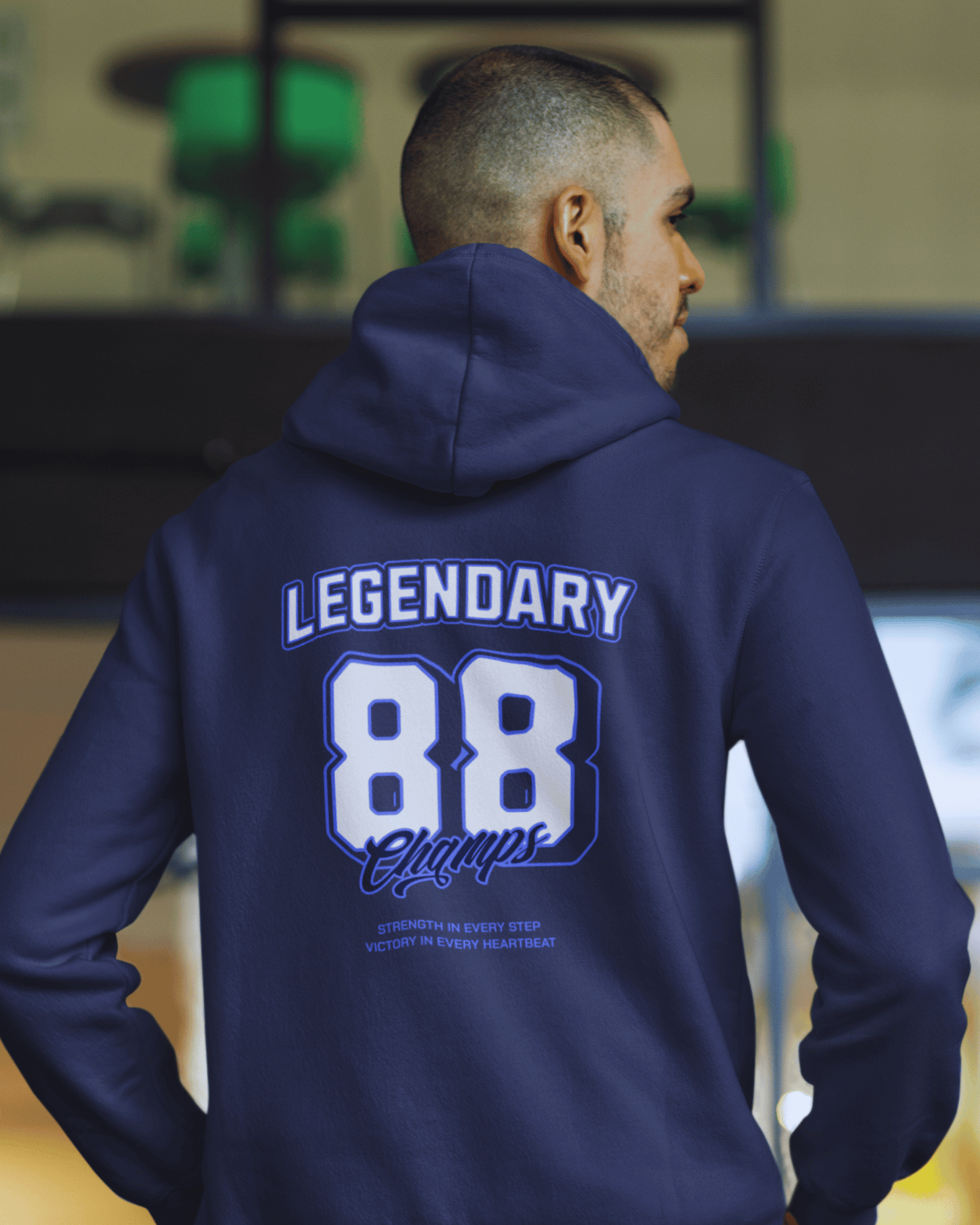 Legendary 88 Navy Hoodie – Premium