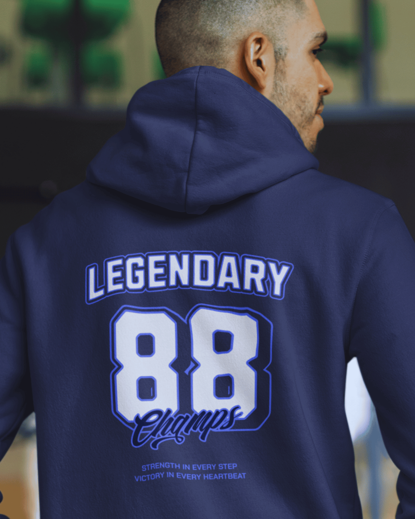 Legendary 88 Navy Hoodie – Premium