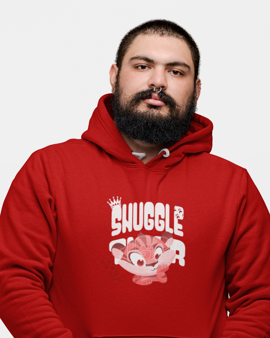 Niyaan Premium "Snuggle Tiger" Red Hoodie